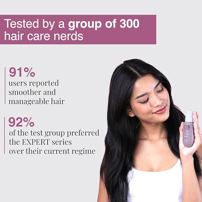 Bare Anatomy Ultra Smoothing Hair Serum Powered By Carbohydrate Complex & Niacinamide | Serum for Smooth & Shiny Hair | For Dry & Frizzy Hair | Women & Men | 100 ml