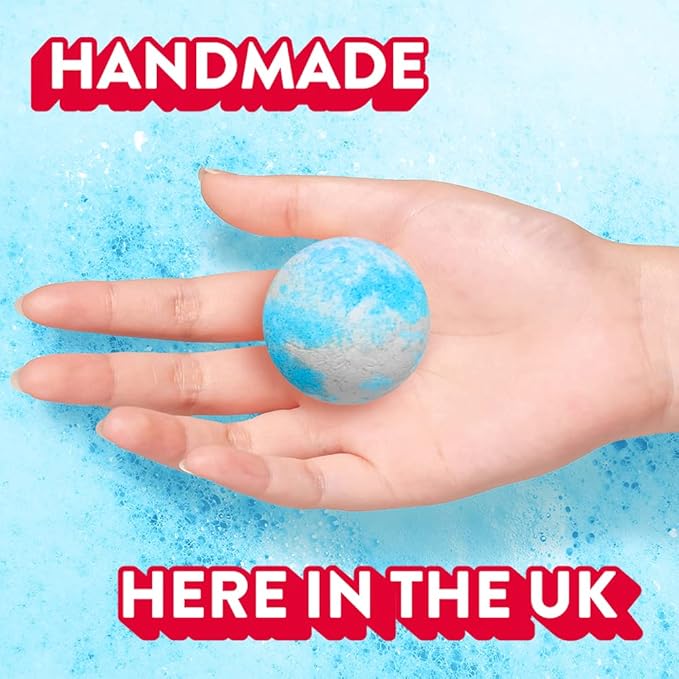 8 x Bath Bombs Value Women's Set, Handmade, Moisturising, Vegan & Cruelty Free, Beauty Spa Gift Set, Bath Fizzers, for Women, Girls, Her, Girlfriend