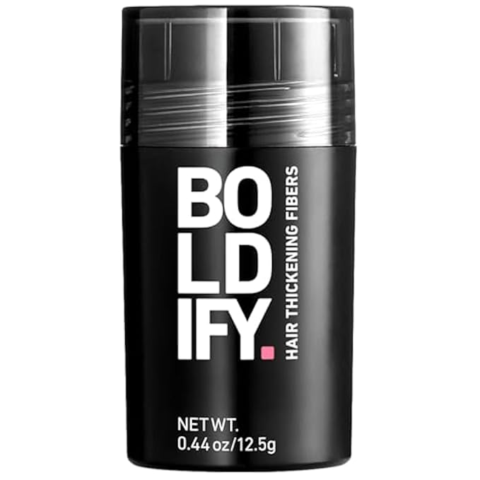BOLDIFY Hair Fibers (12.5g) - Fill In Thinning and Fine Hair for an Instantly Fuller, Thicker Look - 14 Shades for Women & Men - Dark Blonde