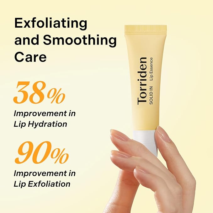 Torriden SOLID In Ceramide Lip Essence 0.37 fl.oz * 2 (Pack of 2) | Moisturizing Lip Essence for Glowy, Plumped, and Radiant Lip | Korean Lip Balm