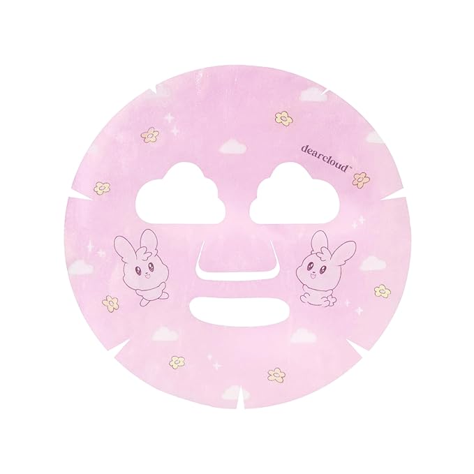 dearcloud Hoppy Skin Firm Renewal Dew Essence Face Mask, Korean Sheet Mask - Collagen, Retinol & Ceramides (3 Count)