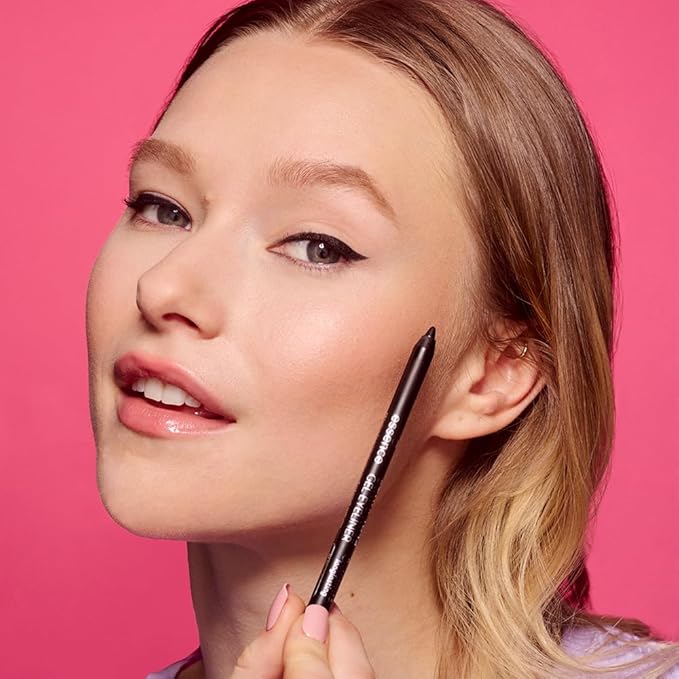 essence | Stay & Play Gel Eyeliner | Super Soft Gel-like Texture | Waterproof & Longlasting | Vegan & Cruelty Free (01 Black Raven)