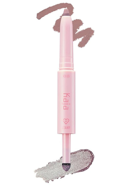 Kaja Eyeshadow - Wink Dazzle 04 Mauve Mirage (Matte) | Glitter, Smudge Proof, Creamy Formula, Vegan, Cruelty-Free, Creamy, Blendable, High Pigmentation Shimmer Stick, Long Lasting, Waterproof