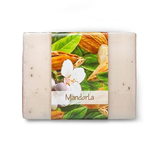 Glycerin Bar Soap Mandorla Scent - Natural, Vegan-Friendly, Hypoallergenic - Moisturizing and Hydrating with 100% Vegetable Glycerin - Sulfate-Free, Paraben-Free, Chemical-Free - 4.5 oz