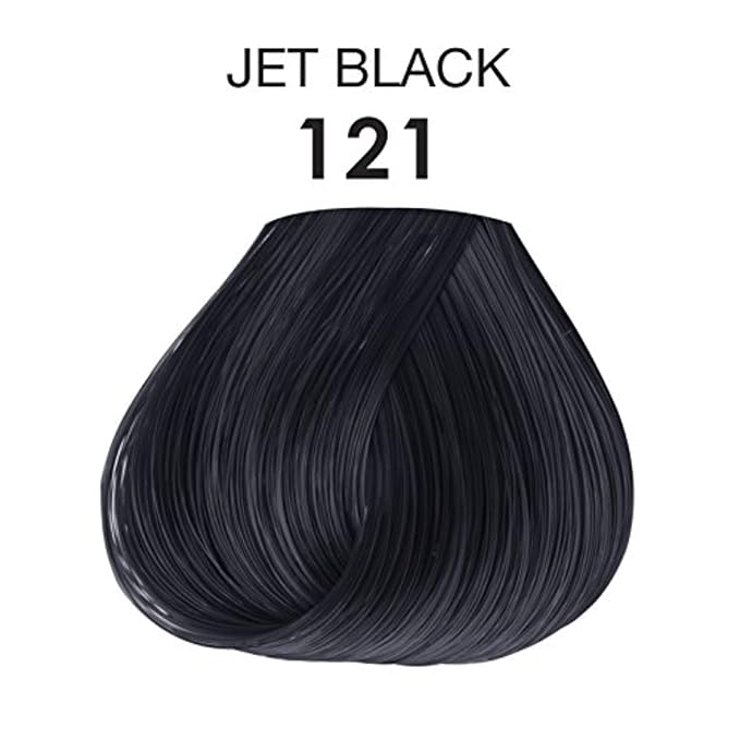 Adore Semi Permanent Hair Color (121 Jet Black) (2 Pack) | Vegan & Cruelty-Free Black Hair Dye | No Ammonia, No Peroxide, No Alcohol | 4 Fl Oz