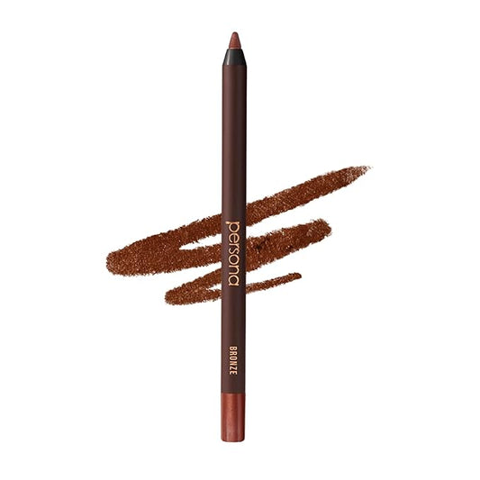 PERSONA 24HR Bronze Waterproof Eyeliner Pencil | Creamy Smudgeable for Lash Line & Waterline | All-Day Wear | Vegan, Cruelty-Free | Sharpenable | Made in USA