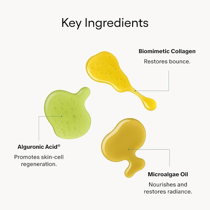 Algenist GENIUS Ultimate Anti-Aging Face Cream - Restoring Collagen Cream to Smooth, Brighten + Help Improve Skin's Radiance - Formulated with Patented Alguronic Acid and Microalgae Oil (1 oz)