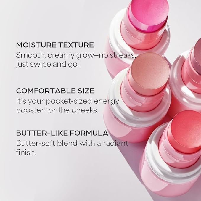 House of Hur Every Cheek Blush | Hydrating Moisture Blush Stick | Super Food Extracts | 0.23 Oz (5 Colors) (Evening Whisper)