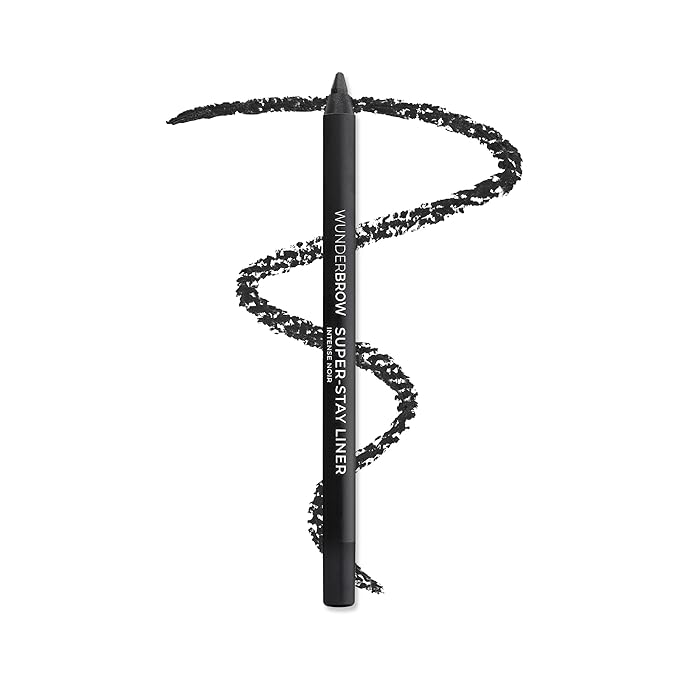 Wunderbrow Super Stay Eyeliner Pencil, Waterproof and Smudge-Proof, Shade: Intense Noir