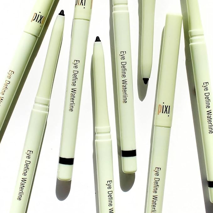 Pixi Beauty Eye Define Waterline | Ultra-Fine Waterproof Eyeliner Pencil for Inner & Upper Lash Line | Smudge-Proof, Transfer Resistant & Long-Wearing | Tightline Black | 0.012 oz/0.35g