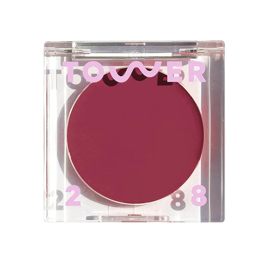 Tower 28 BeachPlease Cream Blush + Tinted Lip Balm - Multi-Use Lip Tint + Dewy Blush for Cheeks With Aloe Vera + Green Tea - Vegan, Non-Comedogenic Makeup for Sensitive Skin - After Hours (0.16 oz)
