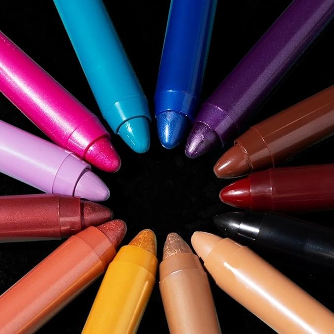 wet n wild Color Icon Cream Eyeliner Eyeshadow Multi-Stick, Moisturizing, Nourishing Velvety Cream-to-Powder Buildable & Blendable Formula, Cruelty-Free & Vegan - Born To Flirt (Pack of 2)