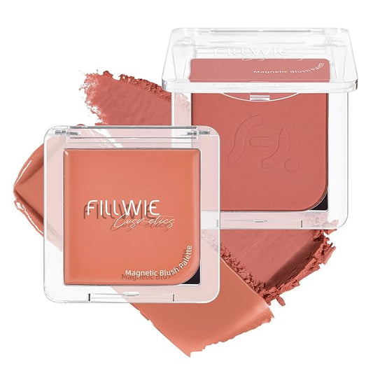 2-Pack Cream + Powder Blush Duo – Fig Nudes | For Light to Medium Skin Tones, Same-Shade Warm Nude, Lasting, Buildable, Vibrant & Natural-Looking Cheek Color | Dewy Cream + Soft-Matte Powder Finish