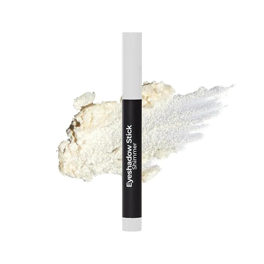 MCoBeauty Eyeshadow Stick - Pearl - Creamy Shimmer Eye Crayon with Built-In Sharpener - Multi-Use Cream Eye Shadow Stick & Eyeliner, Highly Pigmented Blendable Vegan Eye Makeup