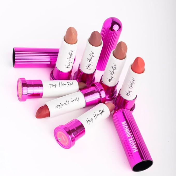 Mini 4Ever Haute Lipstick – Dark Mauve Lipstick Long Lasting, Bold Satin Finish, Vegan, Cruelty-Free - Clean & Natural, Travel-Friendly Lip Color (Sooo Late!)