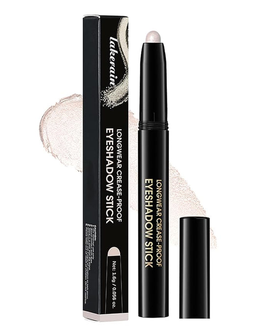 Eyeshadow Stick Waterproof, Cream to Powder Long Lasting Eye Shadow Stick Buildable& Blendable,Shimmer Matte Crayon Eyeshadows Pencil Eyes Highlighter Eyeliner Sticks Makeup,Vegan & Cruelty-Free-06