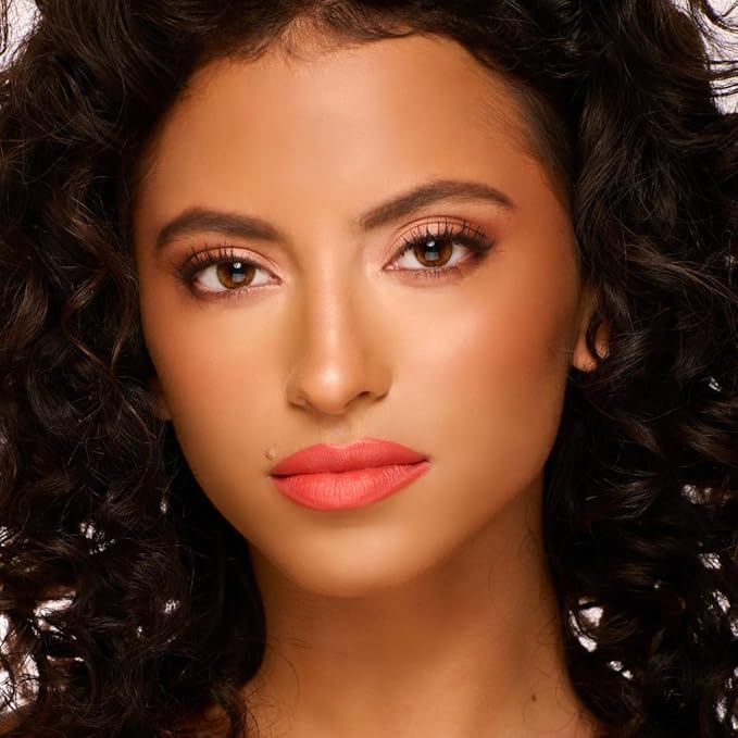 Mini 4Ever Haute Lipstick – Coral Lipstick Long Lasting, Bold Satin Finish, Vegan, Cruelty-Free - Clean & Natural, Travel-Friendly Lip Color (Reservations)