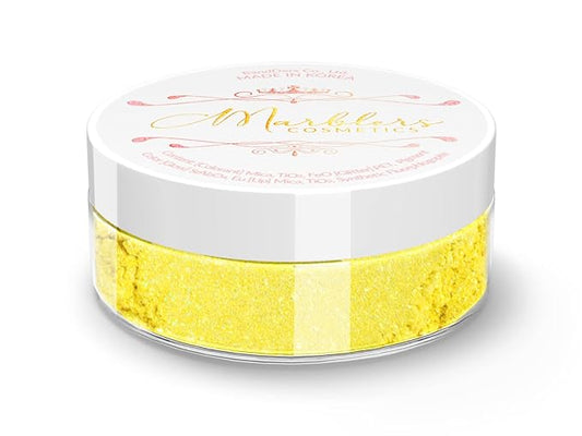 MARBLERS Glitter Mica Powder [Sun Kiss] 0.14oz (4g) | Glitter Mica | Highly Pigmented | Non-Toxic, Vegan, Cruelty-Free | Eyeshadow, Body Butter, Nail Polish, Nail Art | Party, Body, Face Makeup