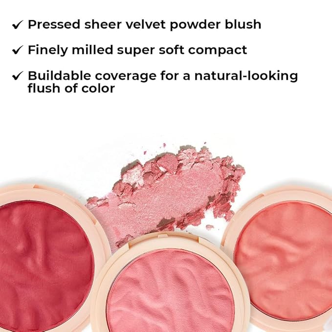 Revolution Beauty London, Blusher Reloaded, Pressed Powder Face Blusher, Highly Pigmented & Long-Lasting Formula, Sweet Pea, 0.26 oz