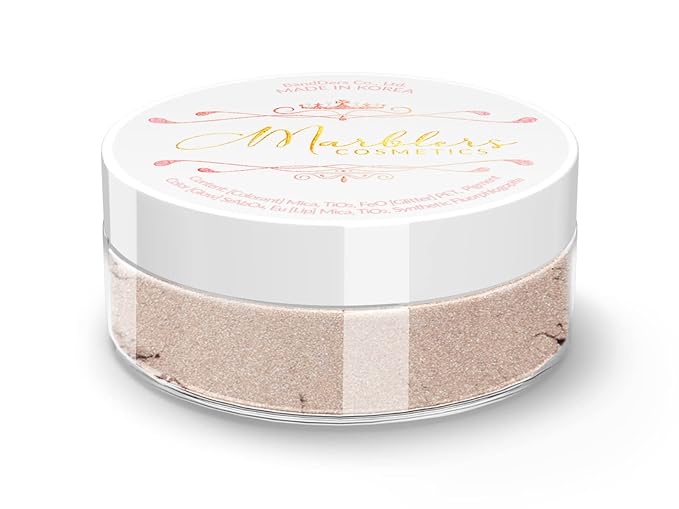 MARBLERS Fine Natural Mica Powder [Orange Gray] 0.11oz (3g) | Highly Pigmented | Non-Toxic, Vegan, Cruelty-Free | Eyeshadow, Body Butter, Nail Polish, Nail Art | Party, Body, Face Makeup