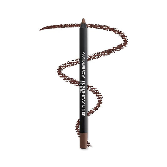 Wunderbrow Super Stay Eyeliner Pencil, Waterproof and Smudge-Proof, Shade: Rich Cocoa