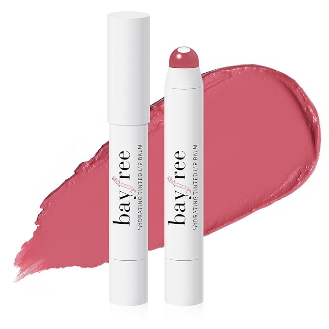 bayfree Cream Blush for Cheeks Radiant Finish, Hydrating, Creamy, Lightweight & Blendable Color, Vegan & Smooth Lip Color Balm, Hydrating Vitamin E