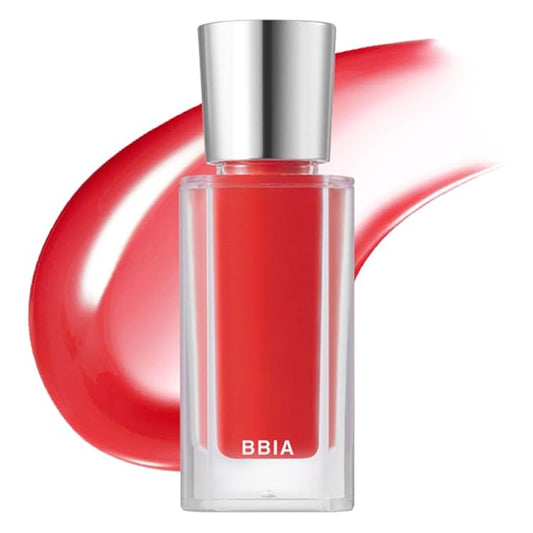 BBIA Over Glaze Lip Gloss - Plumping & Volumizing Over Lip Glossy Lip Tint with High-Glow Glassy Shine Finish, Naturally Moisturizing, Non-Sticky, Lightweight, Korean Makeup (12 APPLE SYRUP)