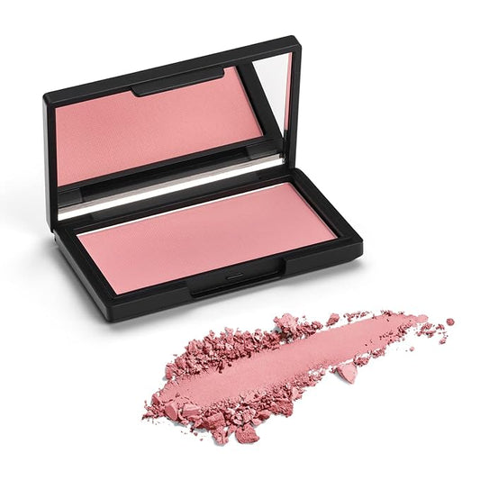 Phase Zero Makeup Powder Blusher | "Cotton Candy" - 7g / 0.25 oz. | Pigmented, Buildable, Lightweight Powder Blush for a Radiant, Healthy, Natural Glow. Versatile Shade | Dusty Pink - Matte