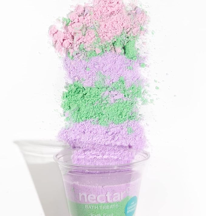 Milkshake Bath Soak, Bubble Bath Soak, Natural Detox Foaming Bath Soak, Moisturizing Body Soak, Foot Soak, Vegan Body Skin Care, 9 oz.(Mermaid Lagoon)