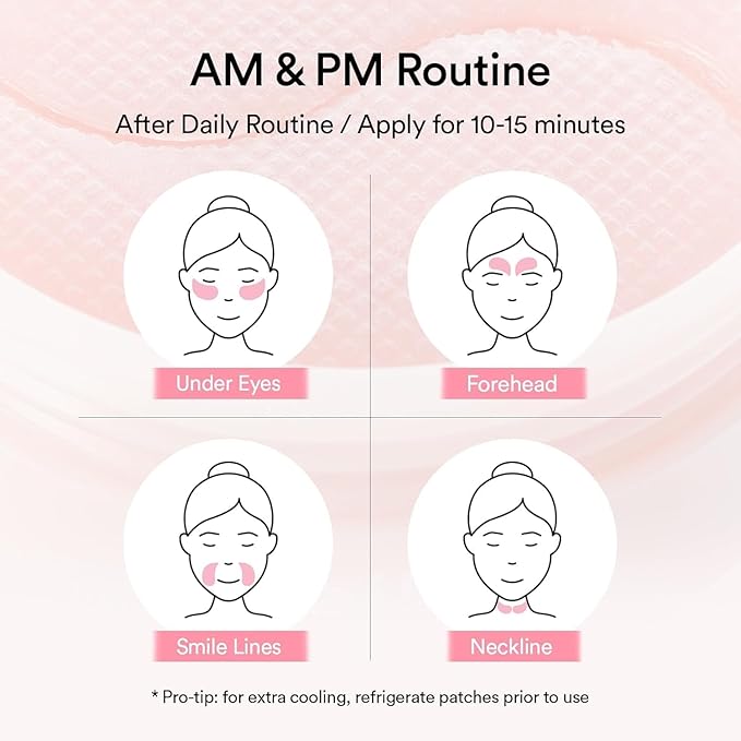 Abib PDRN Retinal Eye Patch, Hydrogel Masks for Dark Circles, Puffiness, Fine Lines, 60 Patches, 84g, with Niacinamide, K-Beauty Skincare