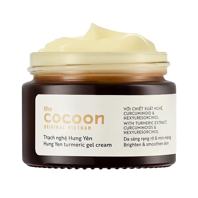 Cocoon Hung Yen Turmeric Gel Cream with Niacinamide + Turmeric to Visibly Improve the Look of Dark Spots, Anti-Oxidant and Even Skin Tone, For Nourished Skin, Pore & Sebum, Glass Skin, Vegan Skincare
