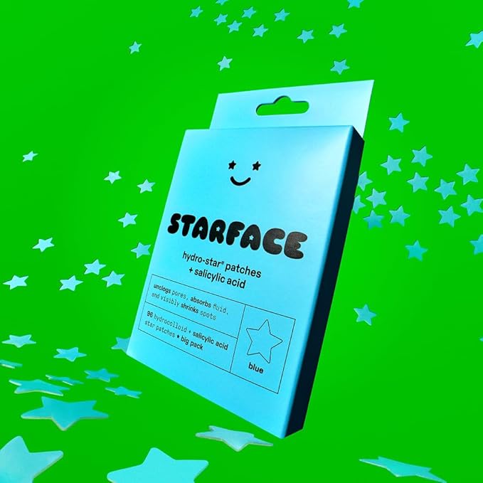 Starface Hydro-Star Salicylic Acid Patches BIG PACK, Helps Unclog Pores and Shrink Spots, Absorb Fluid and Reduce Redness, Hydrocolloid, Vegan and Cruelty-Free Skincare (96 Count)