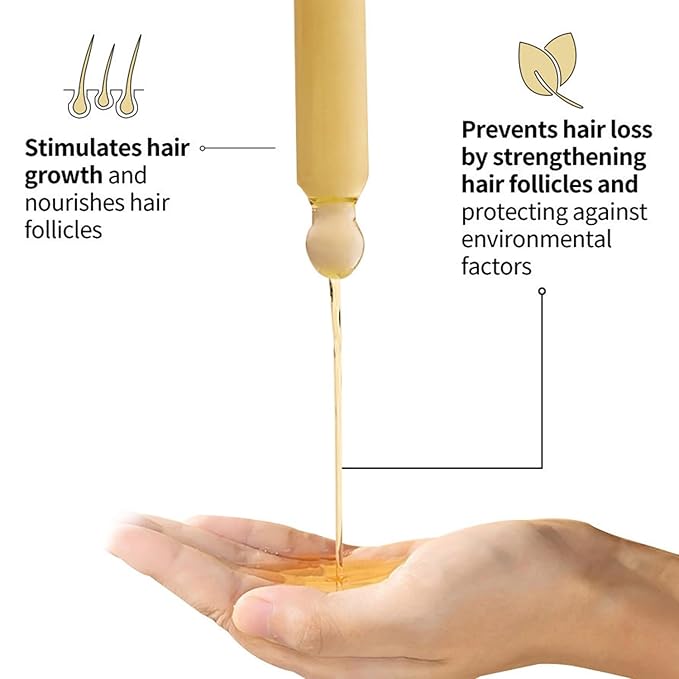 Vegan Natural Hair Growth Oil, 1Pcs hair growth oil Rosemary Oil for Hair Growth Organic for dry damaged hair and growth