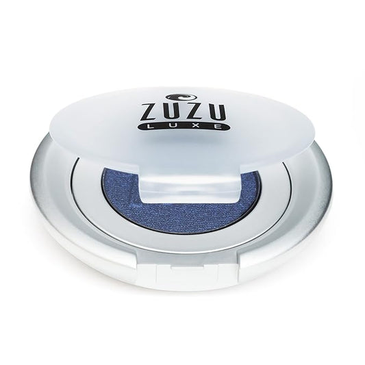 Zuzu Luxe Mineral Eyeshadow (Ice Princess - Cadet Blue/Cool Shimmer), Richly pigmented, velvety smooth formula. Natural, Paraben Free, Vegan, Gluten-free, Cruelty-free, Non GMO, 0.07 oz.