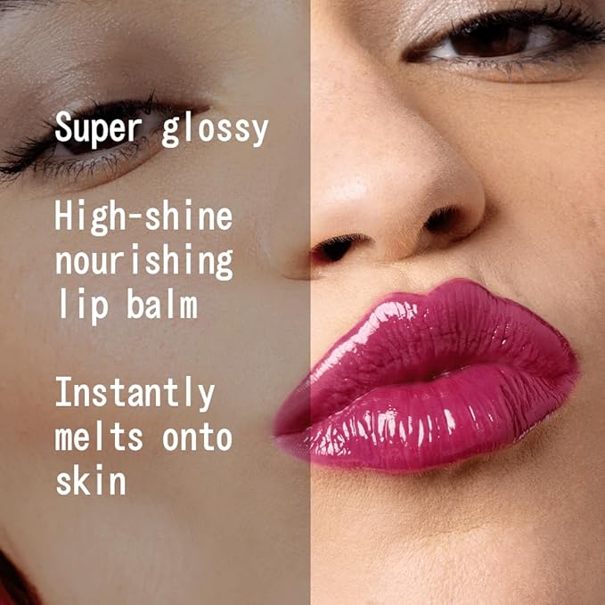 about-face Cherry Pick Lip Color Butter – High-Shine, Hydrating Lip Balm with Pomegranate Flower Extract & Cherry Butter – Vegan, Cruelty-Free, Clean Beauty – 0.06 oz (Berry Smash – Spring Violet)