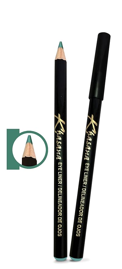 Eyeliner Pencil, Glide On, Waterproof, Ultra Smooth & Creamy Application, Long-Lasting, Matte Finish Versatility, Smudge-Proof, Ophthalmologist Tested, Cruelty Free & Vegan, #17 Green Wood
