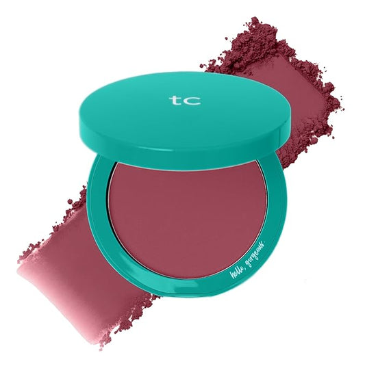Thrive Causemetics Dream Chaser Reviving Powder Blush, Moisturizing Blush Makeup Essential with Vitamin E for Women, Long Lasting, Lightweight Face Makeup, Vegan, Shade Midori (Berry Matte)