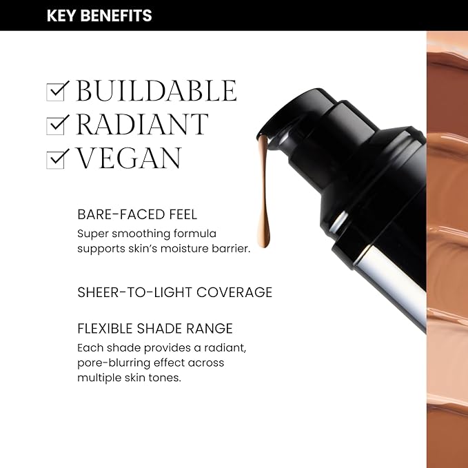 OFIR Sheer Skin Hydrating Tinted Moisturizer for Face | Lightweight Face Tint Makeup | Breathable Vegan Skincare Routine | Sheer Coverage Makeup Formula | Millet - Tan to Deep 1 FL OZ