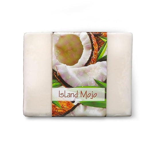 Glycerin Bar Soap Island Mojo Scent - Natural, Vegan-Friendly, Hypoallergenic - Moisturizing and Hydrating with 100% Vegetable Glycerin - Sulfate-Free, Paraben-Free, Chemical-Free - 4.5 oz