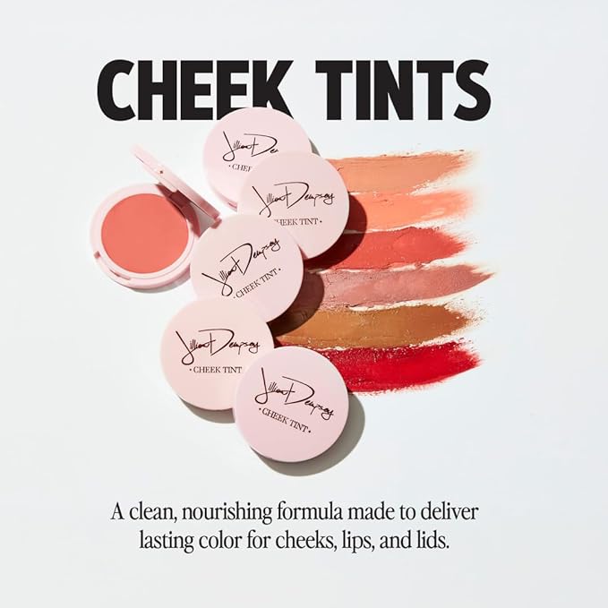 Jillian Dempsey Cheek Tint: Natural Cream Blush, Easy to Blend Makeup with Nourishing, Lasting Color I Rosy
