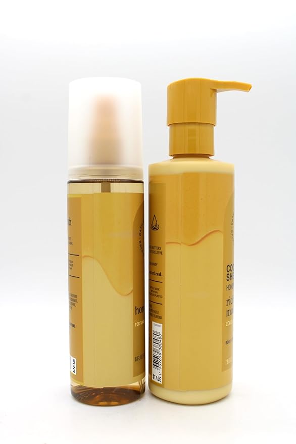 Coco Shea Honey & Honeycomb, Bath and Body, Perfume Mist & Body Lotion Bundle Set (Artwork, Packaging May Vary)
