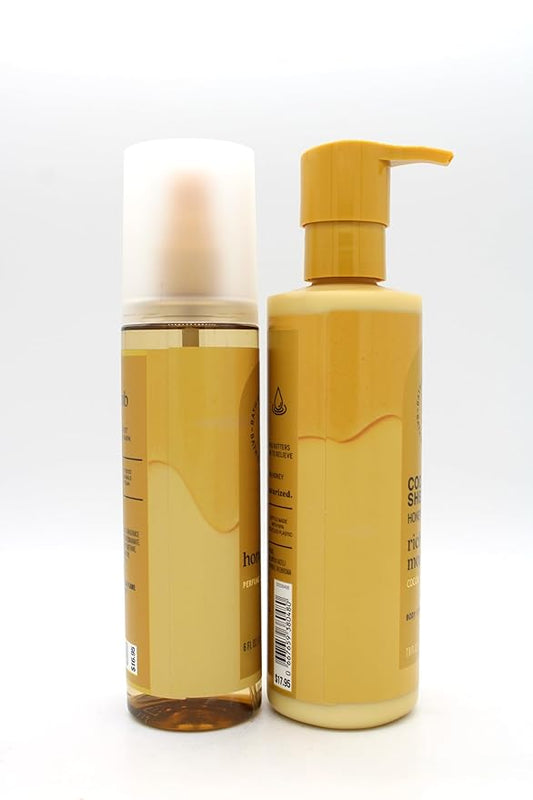 Coco Shea Honey & Honeycomb, Bath and Body, Perfume Mist & Body Lotion Bundle Set (Artwork, Packaging May Vary)