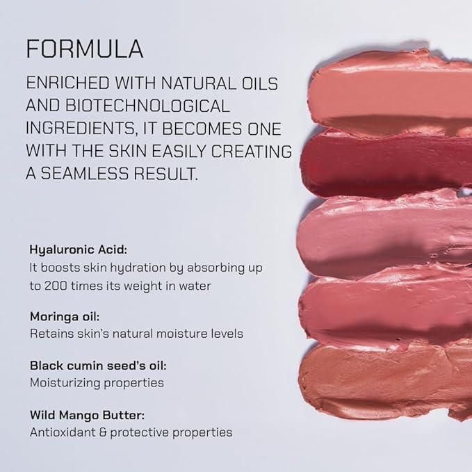 Radiant Professional Touch of Blush - Stick for Cheeks, Lips & Eyes – Vegan Cream Blusher Stick – Lightweight, Hydrating Clean Beauty Makeup – Multi-Use Makeup – Made in Greece (04 APPLE, 0.14 Oz)