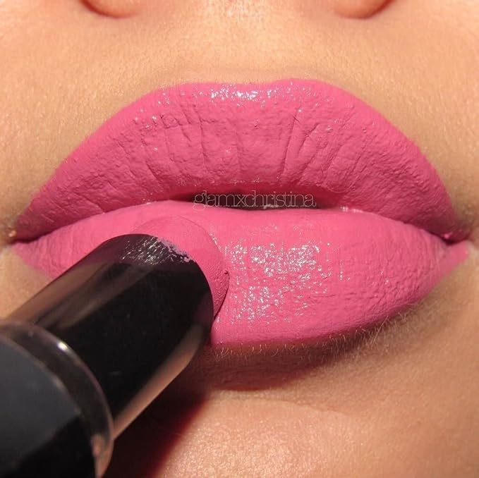 wet n wild Silk Finish Lipstick, Hydrating Rich Buildable Lip Color, Formulated with Vitamins A,E, & Macadamia for Ultimate Hydration, Cruelty-Free & Vegan - Pink Ice