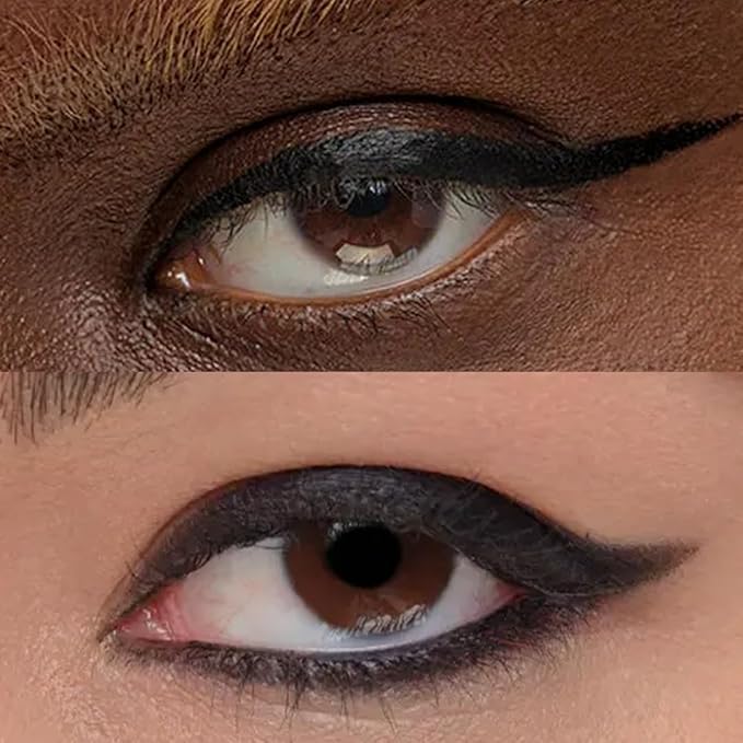 about-face Line Artist Longwear Gel Eyeliner Into The Void – High-Definition, Smudge-Proof, Waterproof, Matte Finish – Built-In Sharpener – Vegan, Cruelty-Free, Clean Beauty – 0.012 oz (Matte Black)