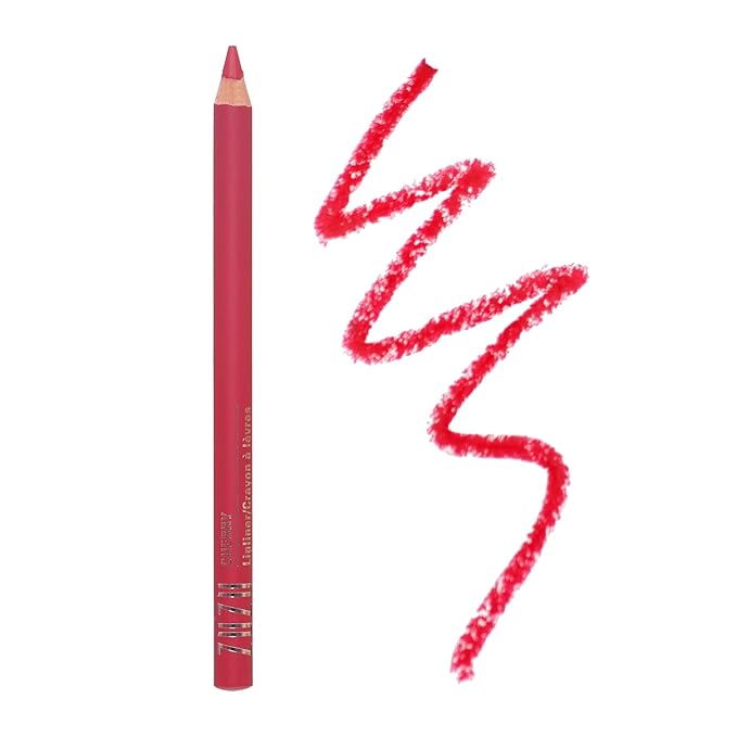 Zuzu Luxe Lip Pencil, Creamy Lipliner, long lasting, Infused with Jojoba Seed Oil and Aloe for ultra hydrated lips. Natural, Paraben Free, Vegan, Gluten-free,Cruelty-free, Non GMO, (1, Cherry)