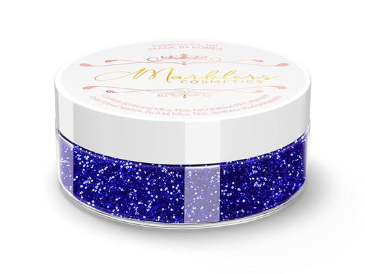 MARBLERS Twinkle Face & Body Glitter [Royal Blue] 0.18oz (5g) | Fine | Non-Toxic | Vegan | Cruelty-Free | Festival, Rave & Party Makeup | Eye, Hair, Nail Polish, Eyeshadow | Nail Art | Gel Nail