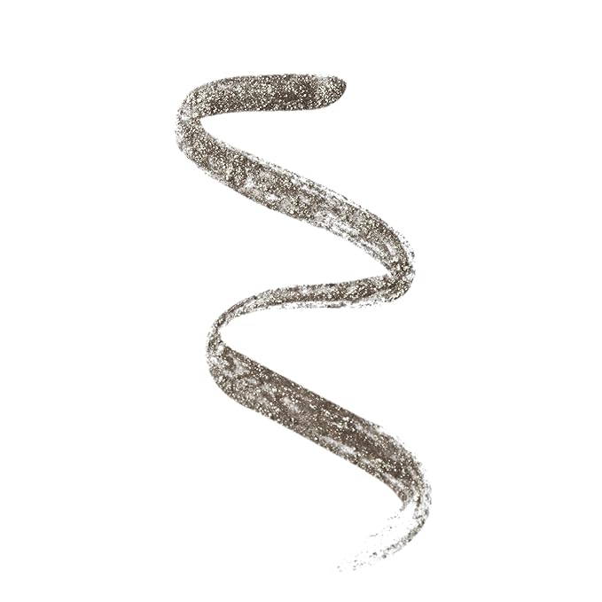 Makeup Revolution, Super Flick Liquid Eyeliner, Highly Pigmented, Silver, 0.08 fl. Oz