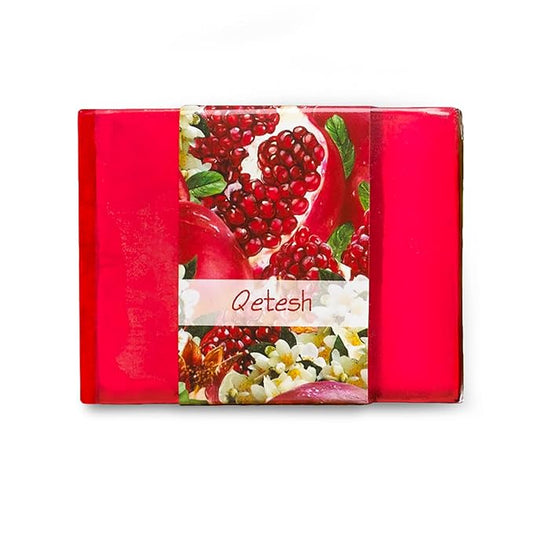 Glycerin Bar Soap Qetesh Scent - Natural, Vegan-Friendly, Hypoallergenic - Moisturizing and Hydrating with 100% Vegetable Glycerin - Sulfate-Free, Paraben-Free, Chemical-Free - 4.5 oz