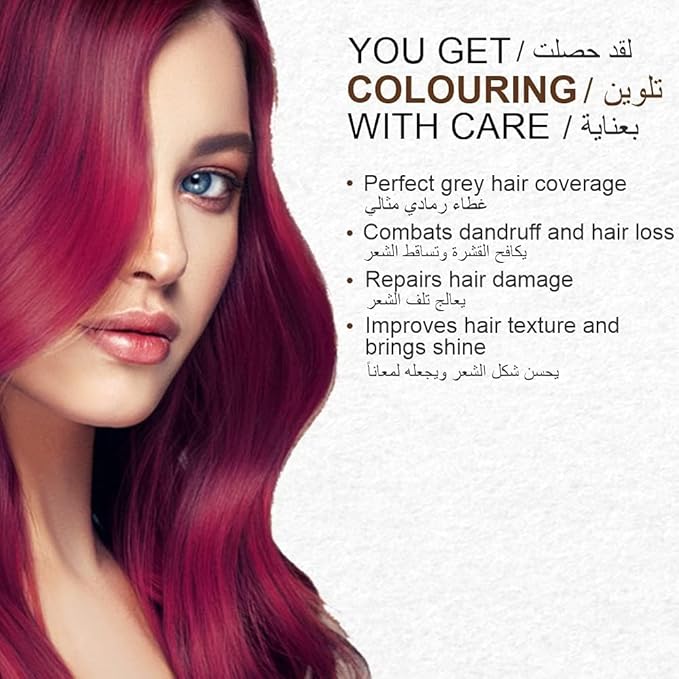 Indus Valley Bio Organic Natural Henna Hair Color Burgundy 100gm| 100% Gray Hair Coverage And Long Lasting Hair Dye | Vegan and Cruelty-Free
